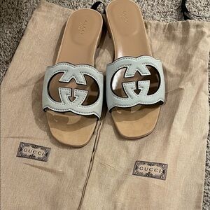 Gucci Women's Sandals in Soft Gray
